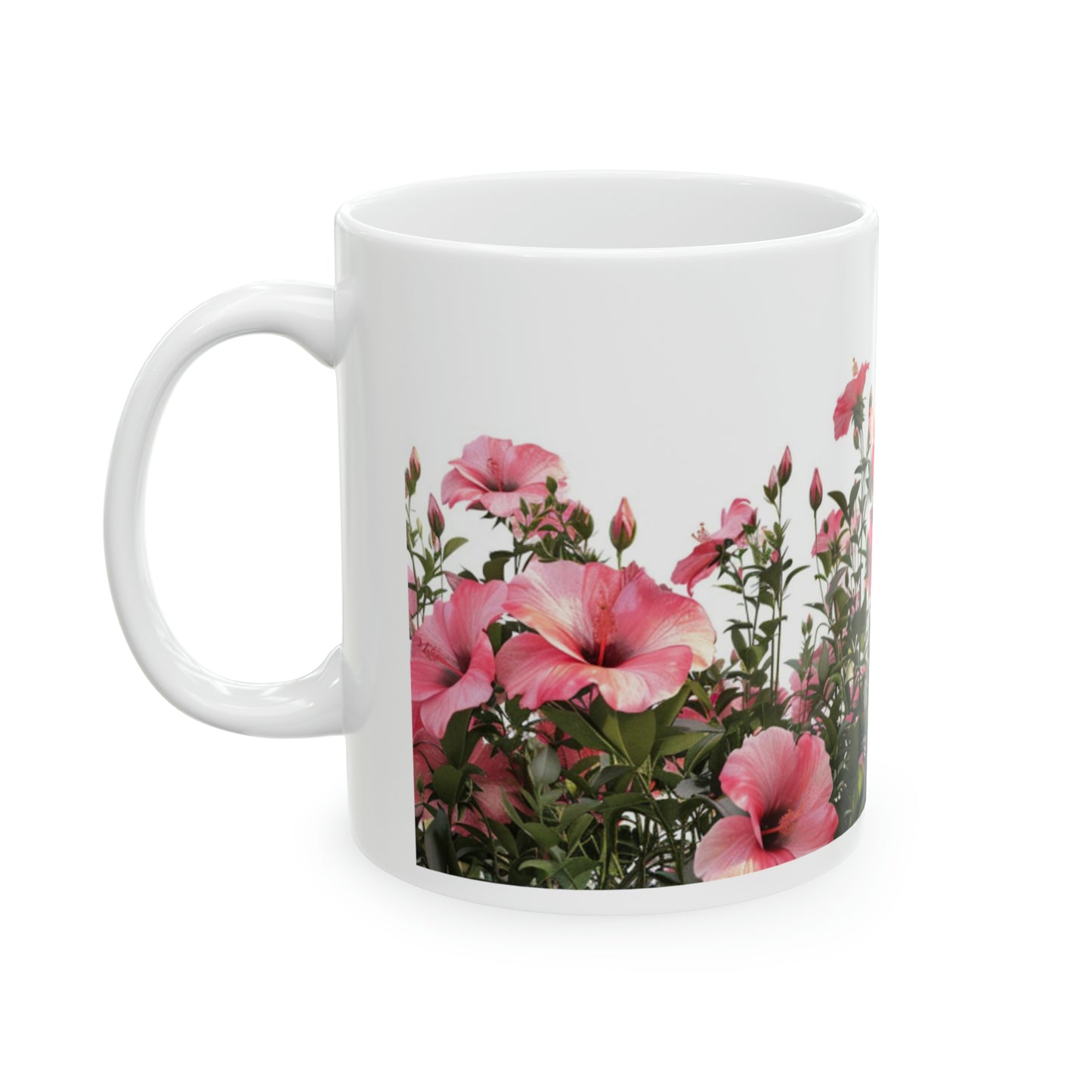 Hibiscus Fields 001 - Ceramic Mug, 11oz