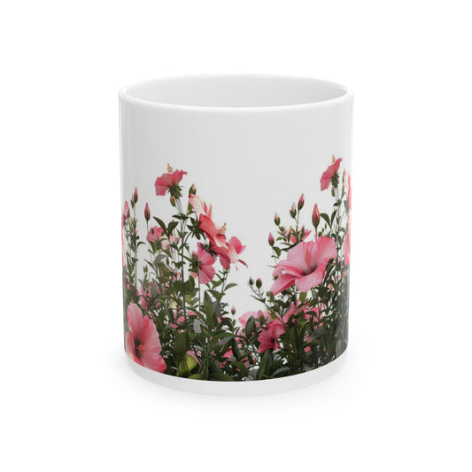 Hibiscus Fields 001 - Ceramic Mug, 11oz