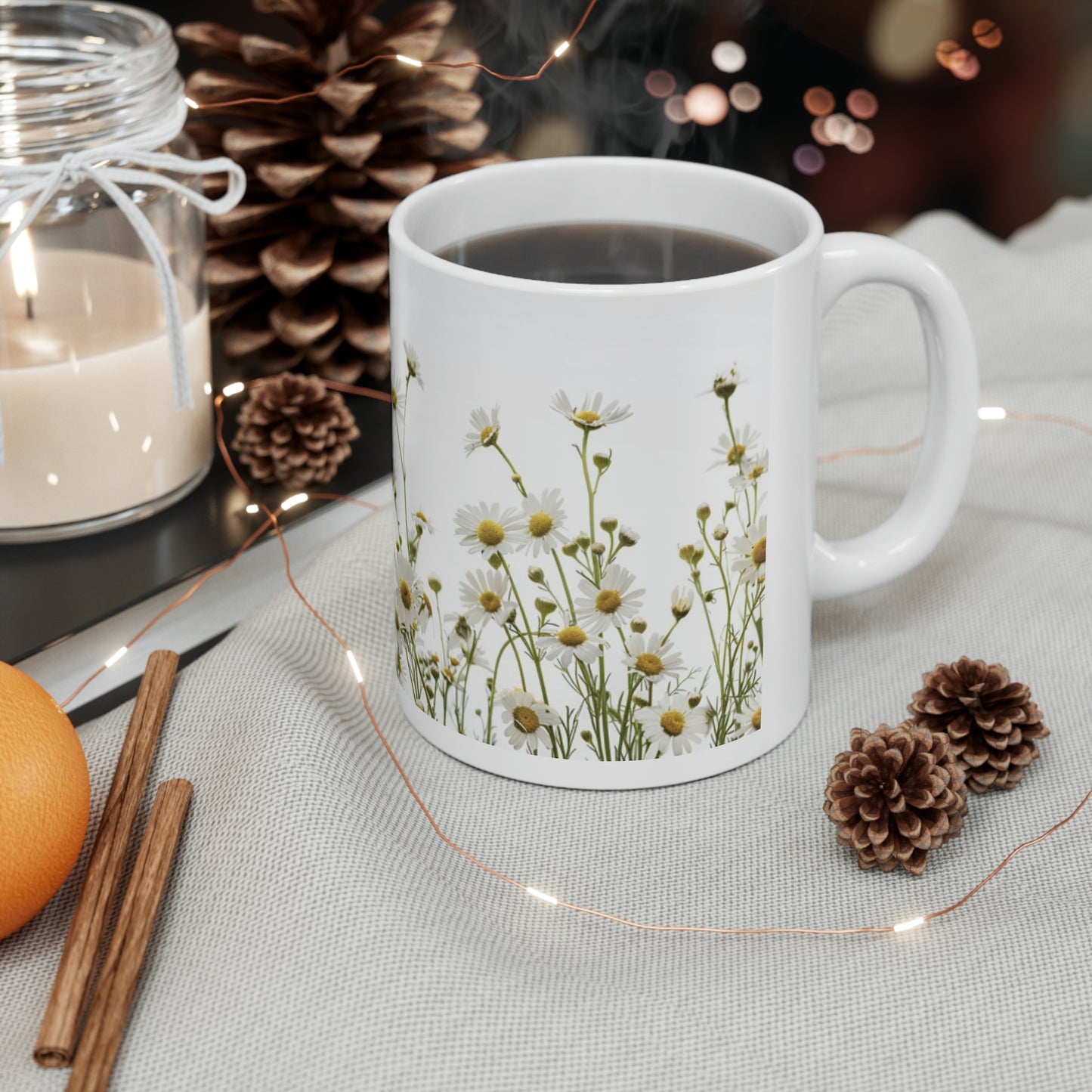 Chamomile Fields 002 - Ceramic Mug, 11oz