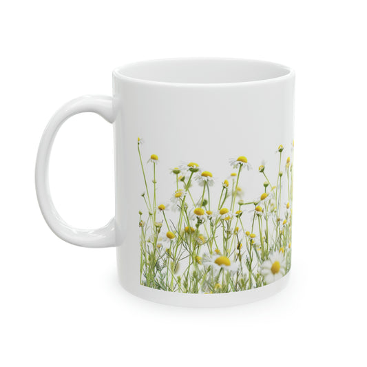 Chamomile Fields 001 - Ceramic Mug, 11oz