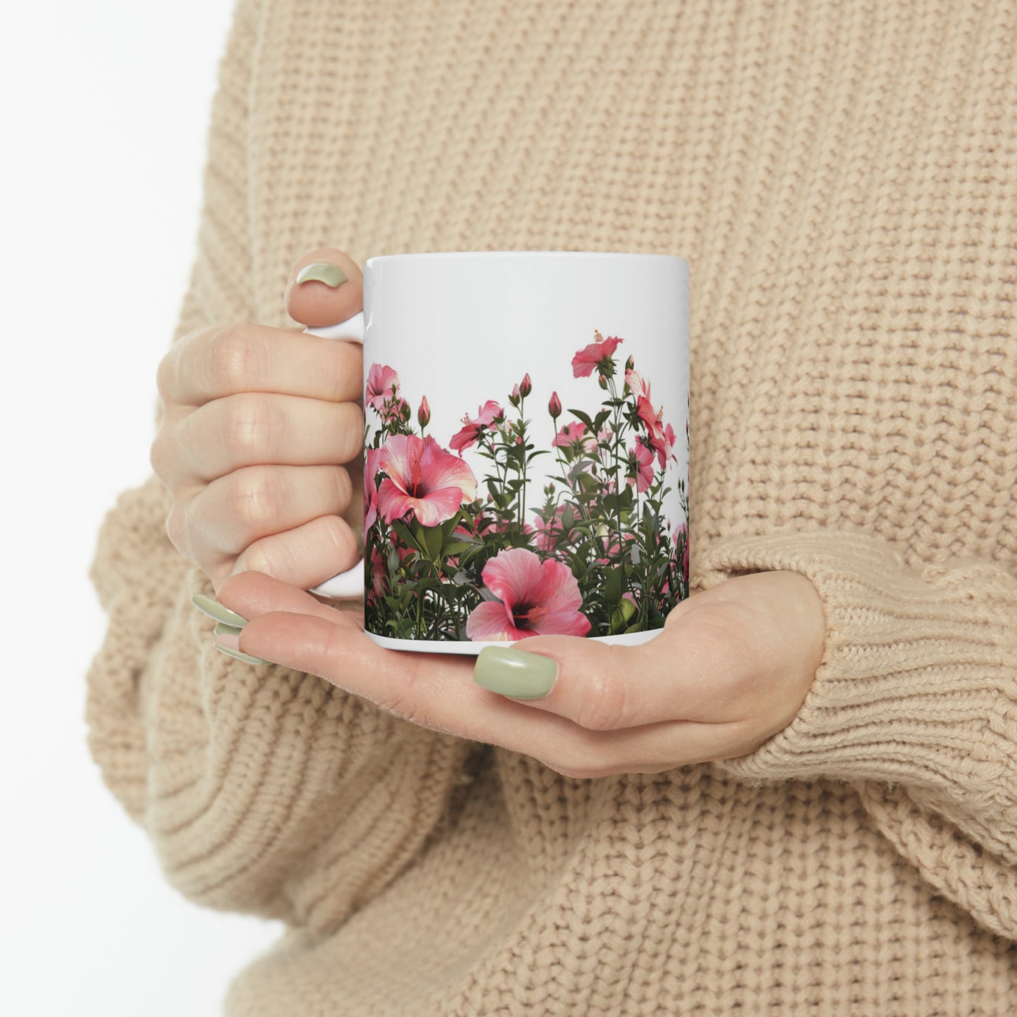 Hibiscus Fields 001 - Ceramic Mug, 11oz