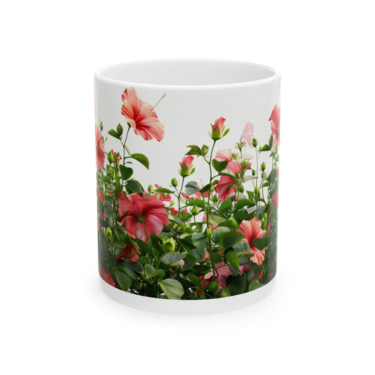 Hibiscus Fields 002 - Ceramic Mug, 11oz