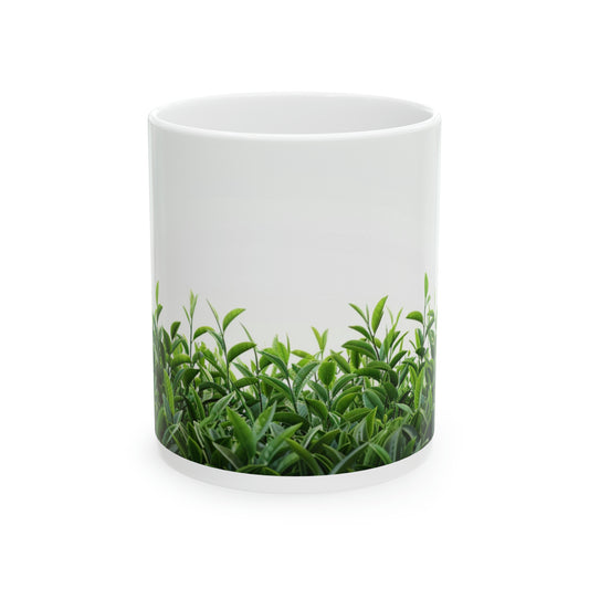 Green Tea Fields 002 - Ceramic Mug, 11oz